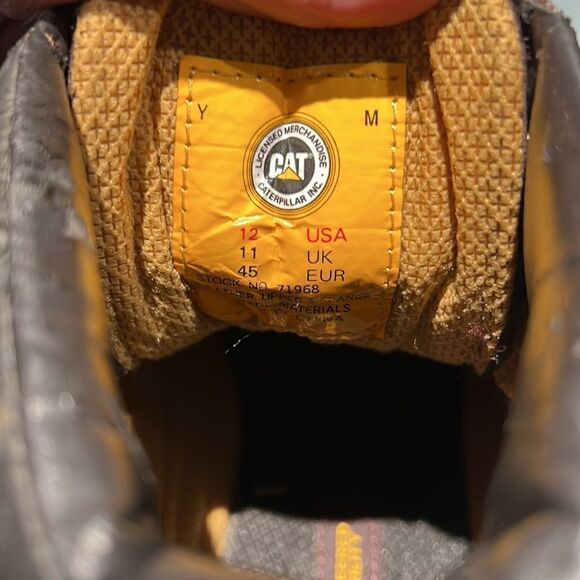 CAT Men Burgundy Colorado Leather Boots Size 12 B52 - Picture 12 of 13